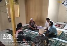 Dukung Program Prioritas Kapolri, Wakapolsek Pasangkayu Ajak Jamaah Masjid Baburrohman Bersama Jaga Kamtibmas