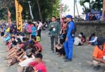 Sat Polairud Polres Pasangkayu Laksanakan Pengamanan Vovasangkayu Cup I BBC Seri 3, Pastikan Lomba Katinting Berjalan Aman dan Lancar