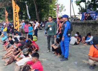 Sat Polairud Polres Pasangkayu Laksanakan Pengamanan Vovasangkayu Cup I BBC Seri 3, Pastikan Lomba Katinting Berjalan Aman dan Lancar